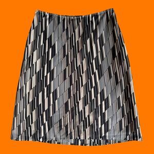 00's vintage groovy abstract chiffon y2k skirt XS express